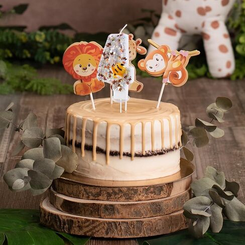 Bee Happy Birthday Candle, Bee Number 0 Cake Candle Birthday Cake Topper for Bee Theme Birthday Party Decorations in Kuwait