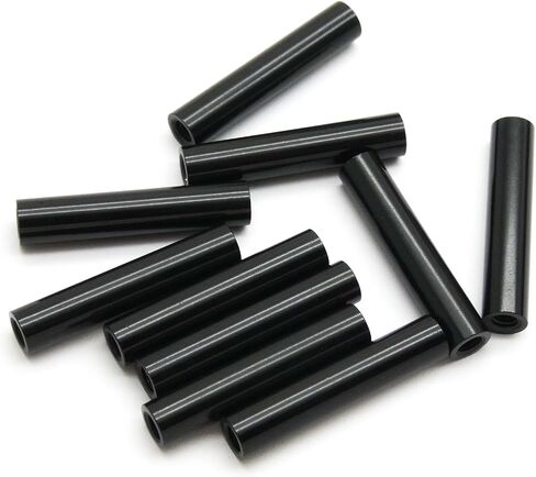 10 قطعة M3x25mm فاصل ألومنيوم مؤكسد (أسود) in Saudi Arabia