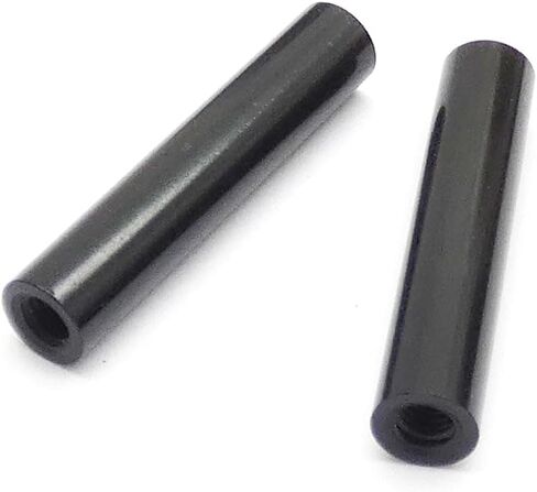 10 قطعة M3x25mm فاصل ألومنيوم مؤكسد (أسود) in Saudi Arabia