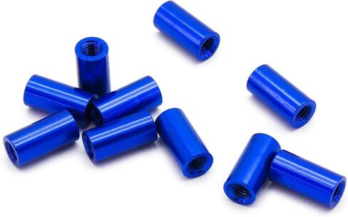 10 قطعة M3x25mm فاصل ألومنيوم مؤكسد (أسود) in Saudi Arabia