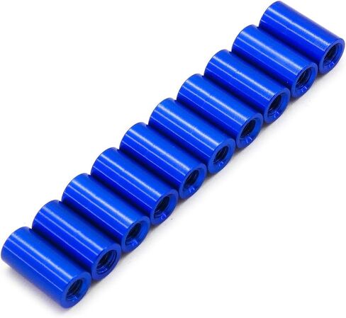 10 قطعة M3x25mm فاصل ألومنيوم مؤكسد (أسود) in Saudi Arabia