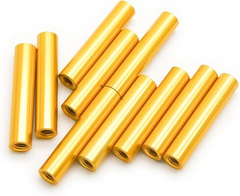 10 قطعة M3x25mm فاصل ألومنيوم مؤكسد (أسود) in Saudi Arabia