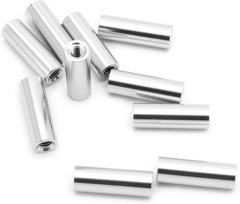10 قطعة M3x25mm فاصل ألومنيوم مؤكسد (أسود) in Saudi Arabia