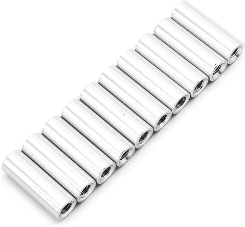 10 قطعة M3x25mm فاصل ألومنيوم مؤكسد (أسود) in Saudi Arabia