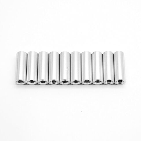 10 قطعة M3x25mm فاصل ألومنيوم مؤكسد (أسود) in Saudi Arabia