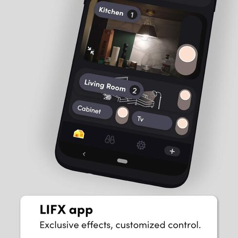 LIFX L3A19LW06E26CA أبيض، لمبة إضاءة LED ذكية A19 Wi-Fi، دافئة، قابلة للتعتيم، لا تحتاج إلى جسر، متوافقة مع Alexa، Hey Google، Apple HomeKit (عبوتان) in Kuwait