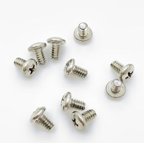50PCS #6-32 x 3/16 Pan Head Phillips Machine Screws 304 Stainless Steel Metric Cross Head Screws Bolts Fasteners Fully Threaded in Saudi Arabia