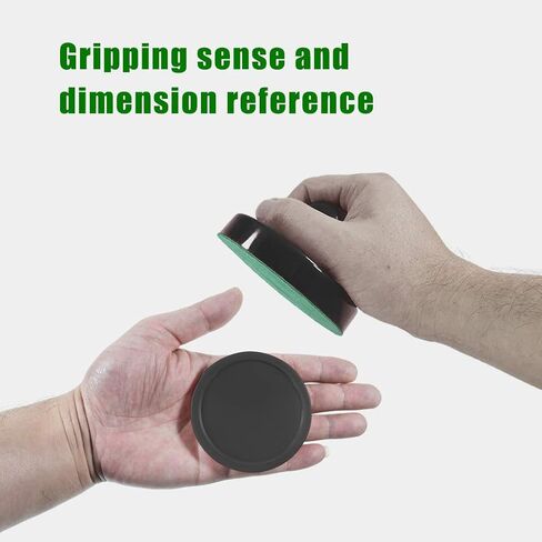 JS&YY Air Hockey Pucks and Paddles,Set 4 Pushers and 4 Pucks,Air Hockey Accessories,Suitable for Hockey Tables Over 6 feet in Saudi Arabia
