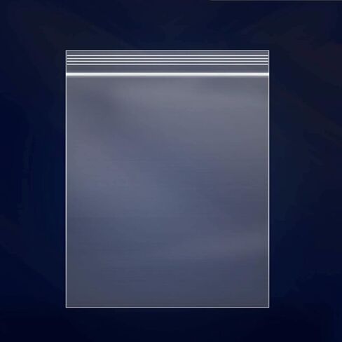 8" x 10", 9" x 12", 10" x 13", 11" x 14" (100 CT each) 2 Mil Clear Plastic Reclosable Zip Poly Bags with Resealable Lock Seal Zipper in Kuwait