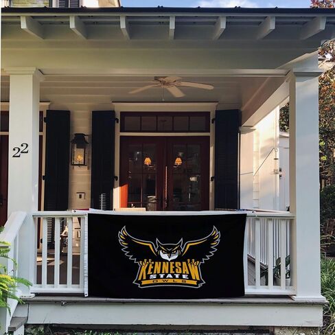 Desert Cactus Kennesaw State University Flag Owls KSU Flag Banners 100% Polyester Indoor Outdoor 3x5 feet Flags (Style 8) in Saudi Arabia