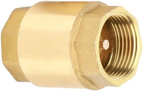 NPT In-Line Check Valve, no-lead Brass,Prevents backflow in well or irrigation systems ((DN32) 1-1/4'') in Saudi Arabia