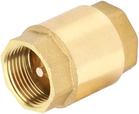 NPT In-Line Check Valve, no-lead Brass,Prevents backflow in well or irrigation systems ((DN32) 1-1/4'') in Saudi Arabia