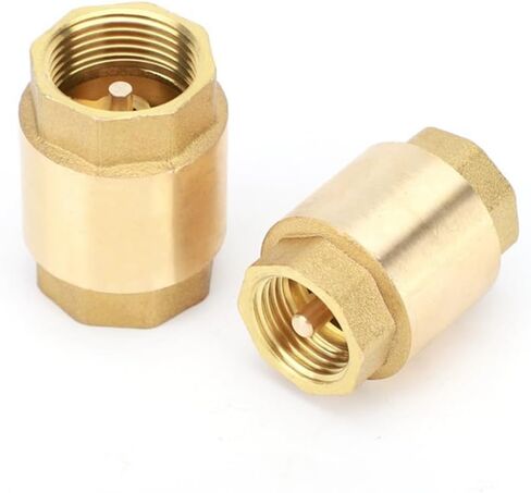 NPT In-Line Check Valve, no-lead Brass,Prevents backflow in well or irrigation systems ((DN32) 1-1/4'') in Saudi Arabia