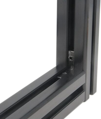 10PCS Black T Slot L-Shape 90 Degree Interior Inside Corner Connector Joint Bracket with Screws for 8mm T Slot Aluminum Extrusion Profile 4040 Series Slot (4040-Black) in Saudi Arabia