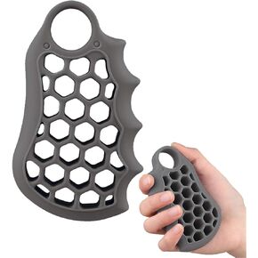 Hand Grip Strengthener, 1 Pcs Forearm Grip Exerciser Honeycomb Design Finger Stretcher, Silicone Stress Relief Grip for Hand Strength & Jnjury Recovery for Athletes, Elderly, Kids