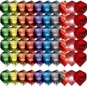 مجموعات رحلات رمي ​​السهام المختلطة - رحلات رمي ​​السهام ذات الشكل القياسي للسهام ذات الأطراف الفولاذية والسهام ذات الأطراف الناعمة 60 قطعة in Kuwait