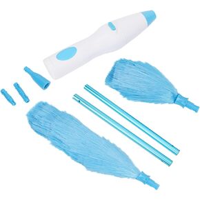 180 Bendable Electric Feather Duster Window Blinds Furniture Cleaning Tool Electric Duster for Home Cleaning Dusters Spin Feather Battery Operated Electrical That Runs by Batteries