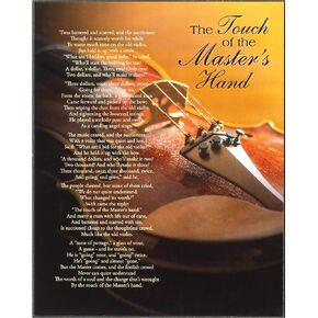 Dicksons Touch of Master's Hand Natural Brown 10 x 8 MDF Wood Decorative Framed Sign