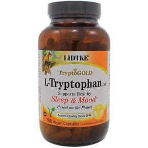 L-Tryptophan 500 mg - 180 Capsules by Lidtke