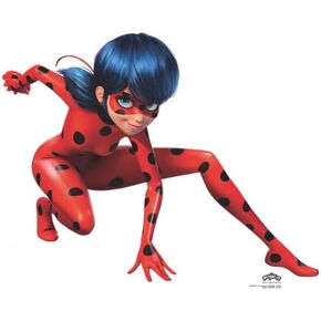 SC4051 Miraculous Lady Bug Crouching Cardboard Cutout Standee Standup