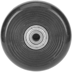 YWBL-WH 608ZZ Bearing Caster Wheels 2.5 inches 64×19×6mm PU Casters For Small Carts/Doors/Hardware, Casters