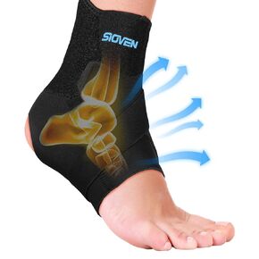 Ankle Brace for Women & Men - Ankle Support for Sprained Ankle, Tendonitis, Achilles, Injury Recovery, Plantar Fasciitis, Ankle Compression Sleeve Wrap for Running, Basketball (Medium)