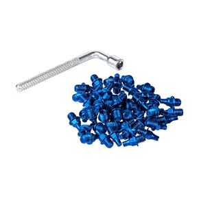Funn 6mm Street Pin for Python, Ripper, and Mamba Pedals, 50pcs of M4 x 6mm Street Pins with a 4mm Socket Wrench (Silver)
