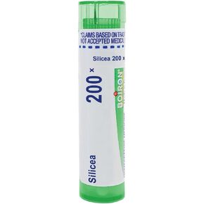 Boiron Silicea 200X Homeopathic Medicine for Fatigue and Irritability Due to Overwork - 80 Pellets