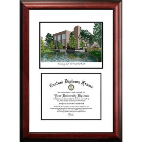 Campus Images FL993V University of North Florida Scholar Diploma Frame, 8.5" x 11"