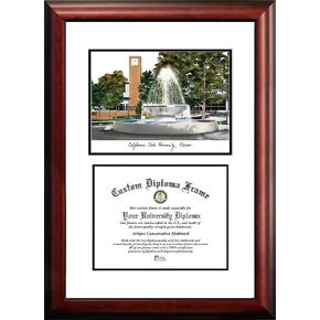 Campus Images CA920V California State Fresno Scholar Diploma Frame, 8.5" x 11", Multicolor