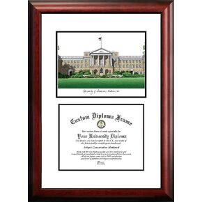 Campus Images WI995V University of Wisconsin-Madison Scholar Diploma Frame, 8" x 10"
