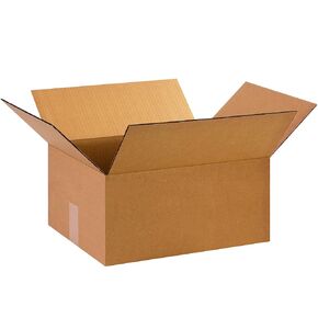 BOX USA 15 x 13 x 7 Corrugated Cardboard Boxes, Medium 15"L x 13"W x 7"H, Pack of 25 | Shipping, Packaging, Moving, Storage Box for Home or Business, Strong Wholesale Bulk Boxes