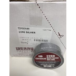 Nashua 2280 9 mil Silver Duct Tape 2" x 60 yds - 24 Pack