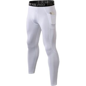 1 or 2 Pack Men Thermal Compression Pants, Micro Lined Athletic Leggings for Cold Weather, Winter Gear Base Layer Bottoms