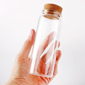 4pcs 150ml Small Glass Witch Jar,Witchcraft Empty Bottles,Small Jar Craft.