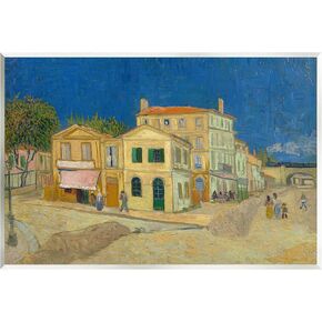 Stupell Industries The Yellow House Vinvent van Gogh Classic Painting Wood Wall Art, Design By one1000paintings