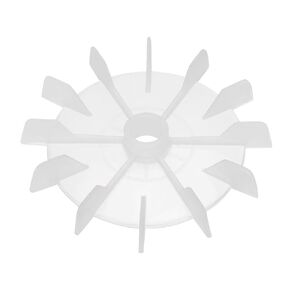uxcell Motor Fan Blade 120mmx15mm Round Shape Bore White Engineering Plastic with 12 Vanes