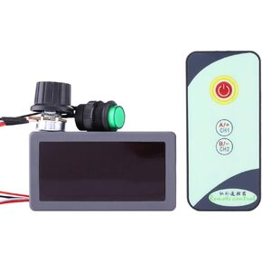 DC Motor Speed Controller Universal DC 6V 12V/24V Speed Controller Digital Display with IR Remote for Car Truck Motor Driver Heater Controller