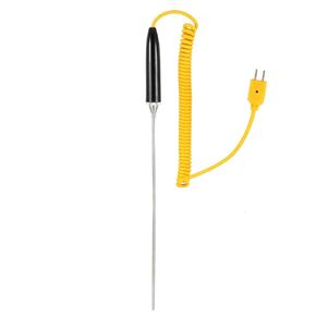 uxcell K Type Thermocouple 3mmx300mm Stainless Steel Temperature Sensor Probe 32-1472F/0-800C