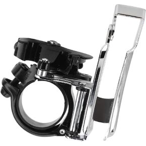 Health Gear Front Bike Derailleurs 3 Speed Clamp On Front Derailleurs, Universal Derailleur, Aluminium Alloy Speed Changer, Support Top or Bottom Pull, Fit 31.8mm 34.9mm
