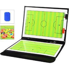 LEAP Magnetic Soccer Coaching Board Coaches Clipboard Tactical Board Kit with Dry Erase, Marker Pen Product Name