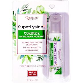 Super Lysine Plus+ ColdStick, SPF 21, Regular 0.17 oz (Pack of 2)