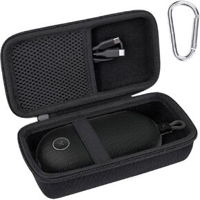 co2CREA Hard Case Replacement for Blue Tees Golf Player Go - Compact GPS Speaker, Portable Travel Case with a Carabiner