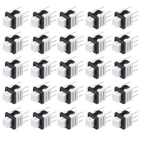 uxcell 5.8x5.8x7mm PCB Dip Mounting Tact Tactile Push Button Switch Latching 6 Pin 25PCS