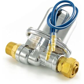 Chrome 3/8 in Solenoid Valve
