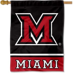 Miami Redhawks House Flag Banner