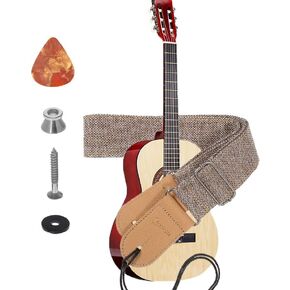 Vaguelly Cotton Linen Guitar Straps:145cm Adjustable Guitar Strap Acoustic Guitar Shoulder Strap Mandolin Strap Accessories