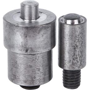 Eyelet Buckle Dies, Hand Press Machine Setter Puncher Grommet Die Manual Installation Tool Hand Fastened for Leather Craft Clothing Fabric Holepunch 2PCS(8.0MM)