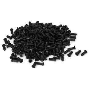 uxcell M4 x 8mm tapping screw Black Zinc Plated Phillips Computer PC Case Fan Screw 300pcs
