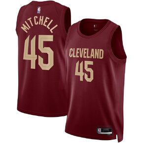Donovan Mitchell Cleveland Cavaliers NBA Kids Youth 8-20 Burgundy Red Icon Edition Swingman Jersey in Saudi Arabia